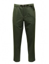 Monobi green trousers with integrated belt buy online 11935305 F 29786 FOREST GREEN