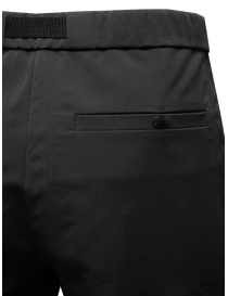 Monobi black pants with integrated belt mens trousers buy online