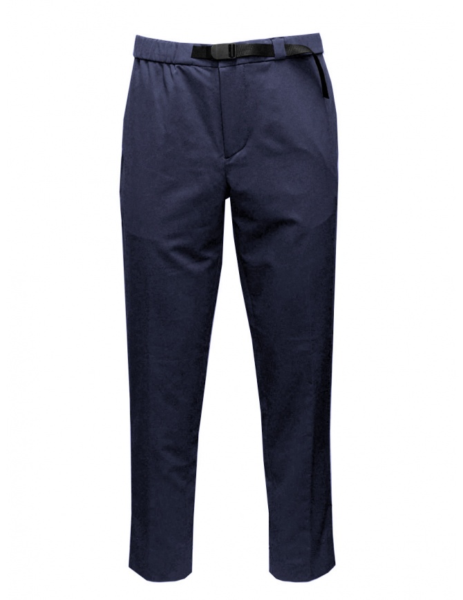 Monobi pantaloni blu con cintura integrata 11935305 F 27664 SAILOR BLUE pantaloni uomo online shopping