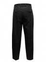 Monobi black casual pants in technical fabric for men shop online mens trousers