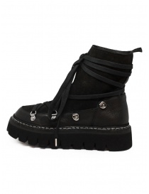 Guidi stivaletti MOON01 neri con zeppa platform