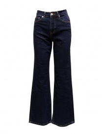 Werkloos Woestijn onderwijs Selected Femme flared jeans in dark blue denim for women