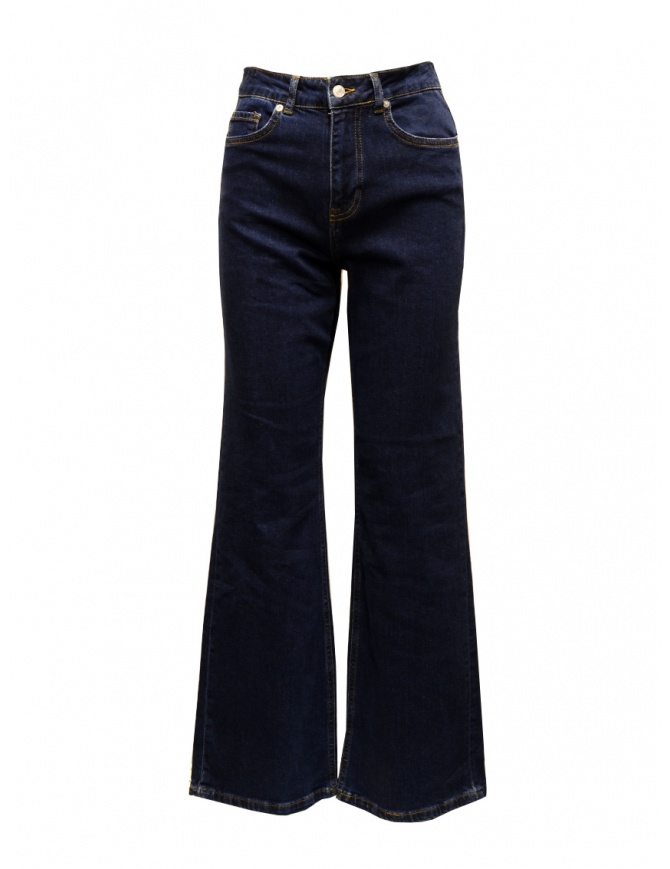 Selected Femme jeans da donna a zampa blu scuri 16087075 DARK BLUE jeans donna online shopping