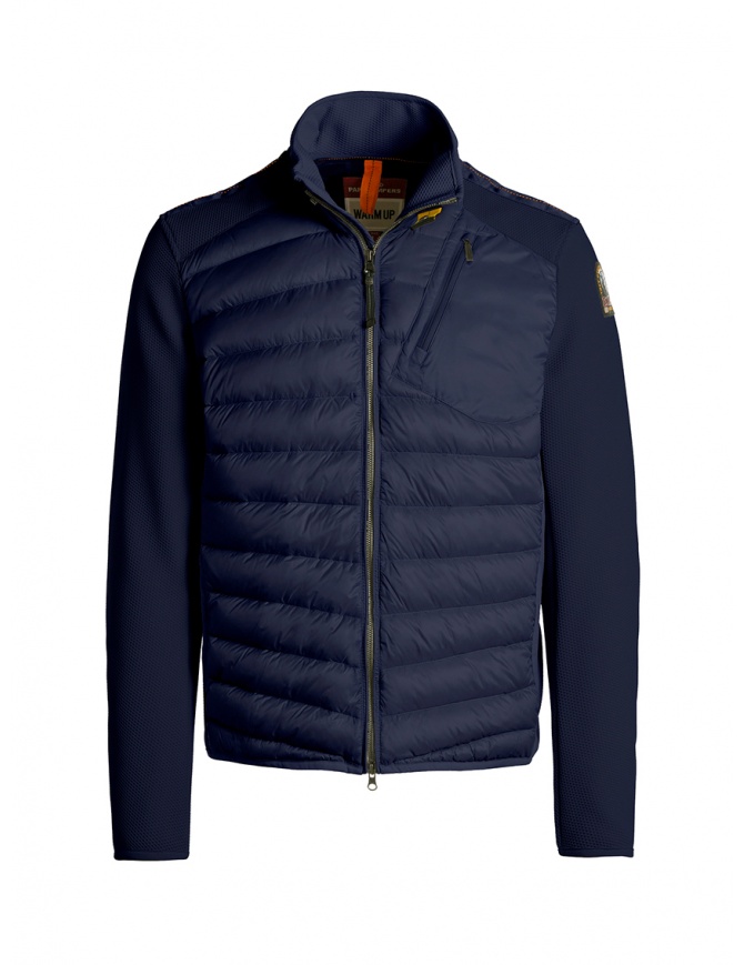 Parajumpers piumino Jayden con maniche in felpa blu PMHYBWU01 JAYDEN NAVY 562 giubbini uomo online shopping