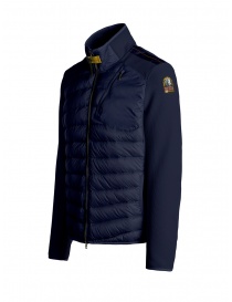 Parajumpers Jayden blue down jacket with fleece sleeves