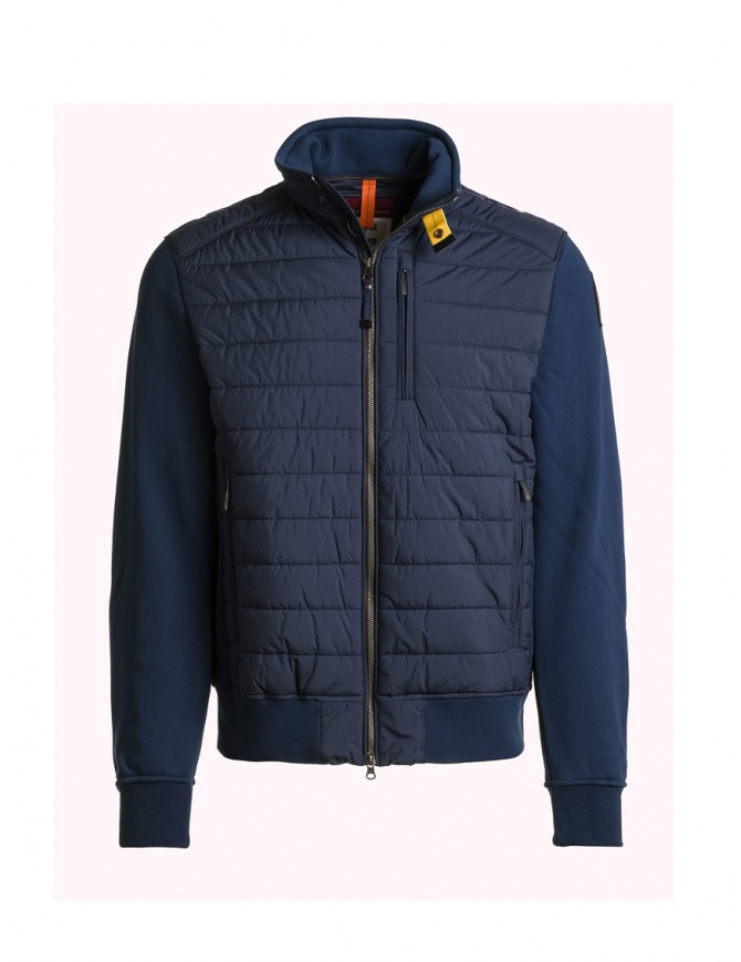 Parajumpers Elliot blue down sweater jacket PMHYBFP02 ELLIOT 562673 mens jackets online shopping