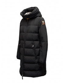 Parajumpers Tracie long black down jacket with hood buy online