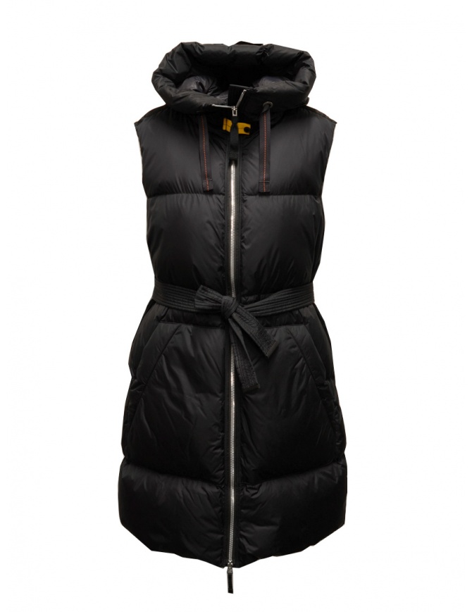 Parajumpers Galen gilet imbottito lungo nero pencil PWPUFCB32 GALEN PENCIL-PENCIL gilet donna online shopping