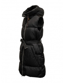 Parajumpers Galen long black pencil padded vest buy online