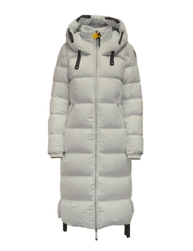 Parajumpers Panda grey long down jacket PWPUFEL31 PANDA MIST WHITE womens coats online shopping