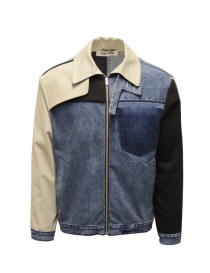 Mens jackets online: Qbism denim jacket + Adidas sweatshirt + trench