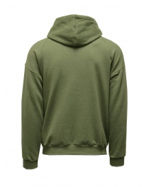 Qbism green sweatshirt with jeans details and reflective band buy online