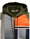 Qbism green sweatshirt with jeans details and reflective band STYLE 04 PJ02 price