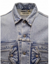 Qbism denim jacket with horizontal pockets