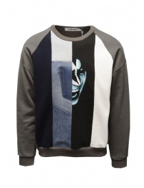 Qbism brown sweatshirt with Kiss print STYLE 07 PJ02