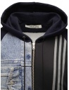 Qbism felpa con cappuccio + giacca jeans blu STYLE 03 PJ02 prezzo