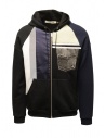 Qbism black hooded sweatshirt with plush detail buy online STYLE 05 PJ02