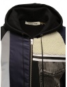 Qbism black hooded sweatshirt with plush detail shop online men s knitwear