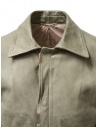 Carol Christian Poell LM/2498R giacca in pelle grigia con gomma colata LM/2498R CORS-PTC/036 acquista online