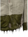 Carol Christian Poell LM/2498R giacca in pelle grigia con gomma colata prezzo LM/2498R CORS-PTC/036shop online