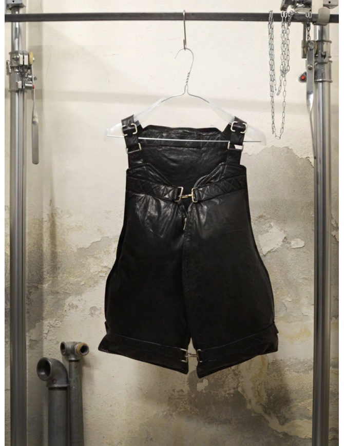 Carol Christian Poell AM//2373 black leather vest bag AM//2373 ROOLS-PTC/010 mens vests online shopping