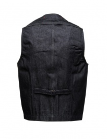 Kapital gilet in jeans blu scuro indaco