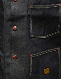 Kapital indigo dark blue denim vest price