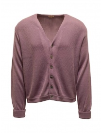 Kapital Coneybowy 10G Eco-Knit cardigan corto rosa viola K2208KN001 PPR