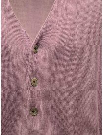 Kapital Coneybowy 10G Eco-Knit purplish pink short cardigan mens cardigans buy online