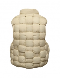 Kapital gilet intrecciato bianco naturale