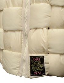 Kapital natural white interwoven vest womens vests buy online