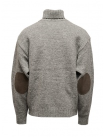 Kapital maglione a collo alto grigio con macchina da cucire acquista online