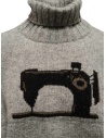 Kapital grey turtleneck sweater with sewing machine K2209KN038 GRY price