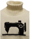 Kapital maglione a collo alto bianco con macchina da cucire K2209KN038 NAT prezzo