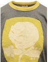 Kapital t-shirt grigia e gialla con gatto sulla chitarrashop online t shirt uomo