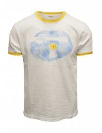 Mens t shirts online: Kapital Teru Teru Woodstock white T-shirt