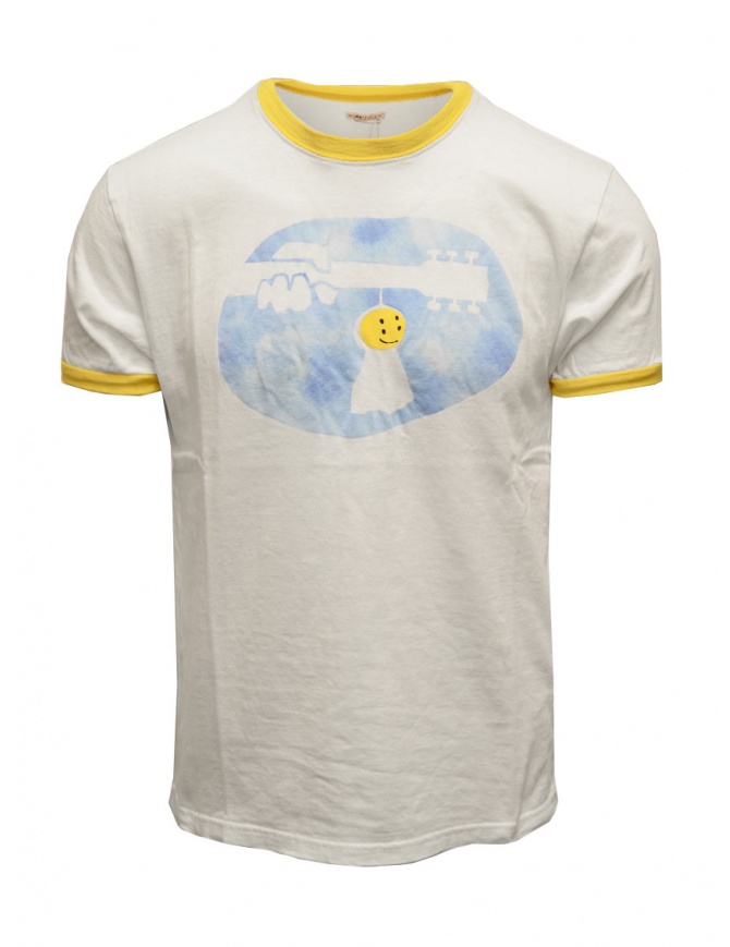 Kapital T-shirt bianca Teru Teru Woodstock K2206SC143 WHITE t shirt uomo online shopping