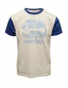 Kapital Hard Rain white and blue T-shirt buy online K2206SC146 WHITE