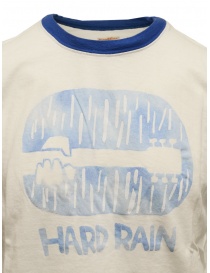 Kapital Hard Rain white and blue T-shirt