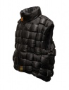 Kapital black interwoven reversible padded vest for men EK-788 BLK buy online