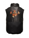 Kapital black interwoven reversible padded vest for men price EK-788 BLK shop online