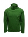 Kapital maglia a collo alto verde con taschino acquista online EK-457 GRN