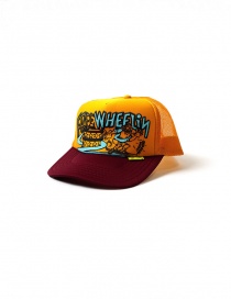 Hats and caps online: Kapital Free Wheelin yellow and red cap