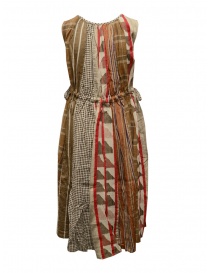 Kapital brown patchwork dress