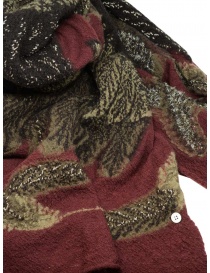 Kapital scarf with brown and burgundy eagle buy online
