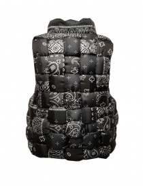 Kapital black interwoven vest with print buy online
