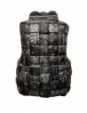 Kapital gilet intrecciato nero con stampashop online gilet donna