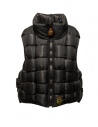 Kapital black interwoven padded vest for woman buy online K2209SJ028 BLK
