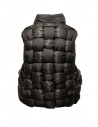 Kapital black interwoven padded vest for woman K2209SJ028 BLK price