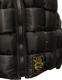 Kapital black interwoven padded vest for woman womens vests buy online